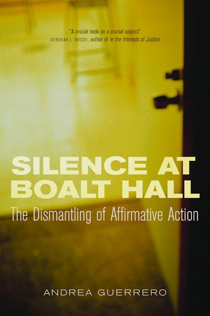 Book cover image for Silence at Boalt Hall ISBN: 9780520233096
